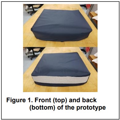 Figure 1. Front (top) and back (bottom) of the prototype