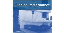 Cushion indenter with words "Cushion Performance"